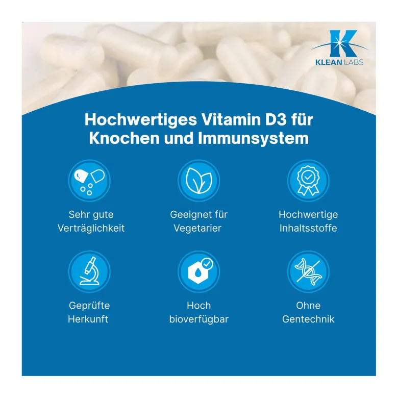 Vitamin D3 1000 I.E. Tabletten, 100 St