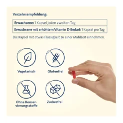 Vitamin D3 K2 Hevert+ Calcium und Magnesium 4000 IE Kapseln, 60 St