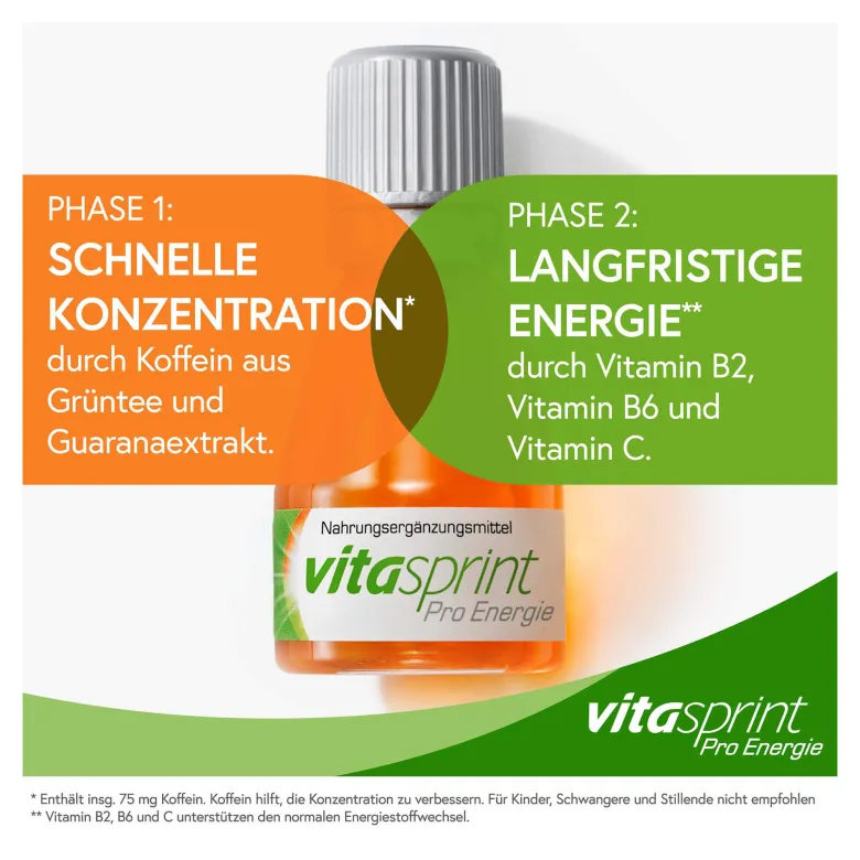Vitasprint Pro Energie Trinkfläschchen, 24 St