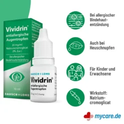Vividrin antiallergische Augentropfen, 10 ml