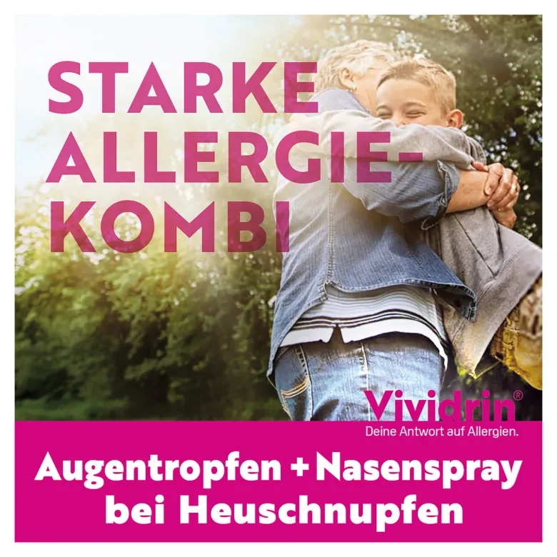 Vividrin Azelastin Kombipackung bei Heuschnupfen & Allergien, 1 P