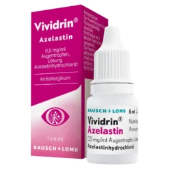 Vividrin Azelastin 0,5 mg/ml Augentropfen, 6 ml
