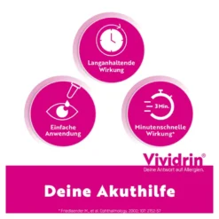 Vividrin Azelastin 0,5 mg/ml Augentropfen, 6 ml