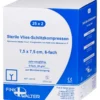 Vlies-Schlitzkompressen steril 7,5 x 7,5 cm 6-fach, 25X2 St