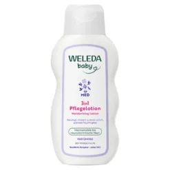 Weleda Baby Med 3in1 Pflegelotion Weiße Malve, 200 ml