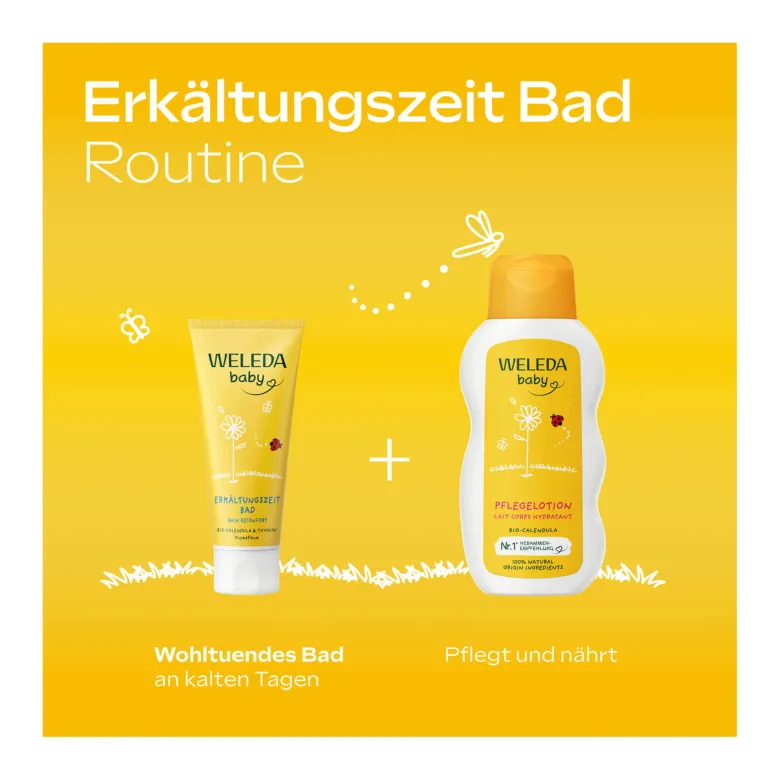 Weleda Calendula Erkältungszeit Bad, 75 ml