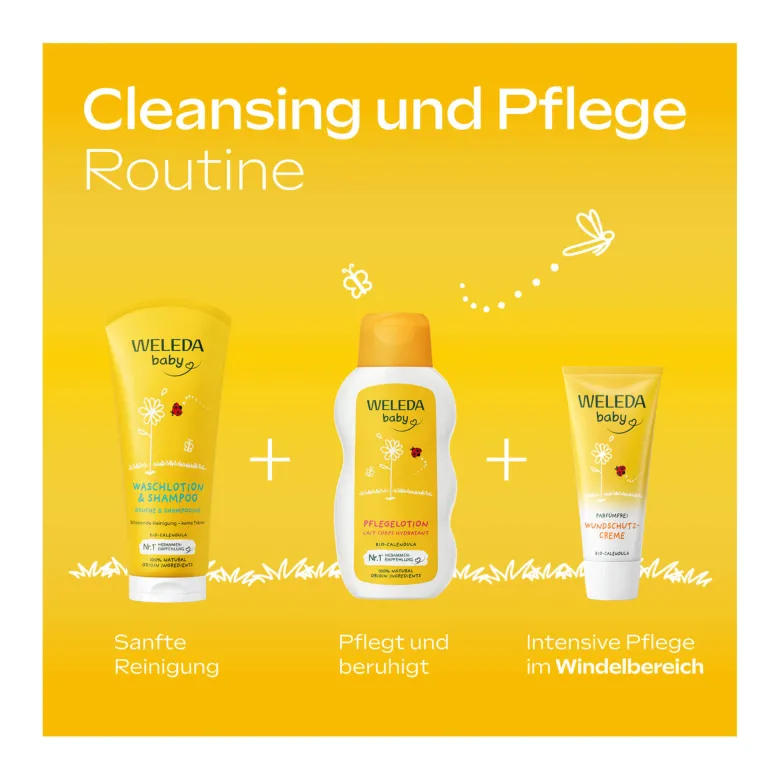 Weleda Calendula Waschlotion & Shampoo, 200 ml