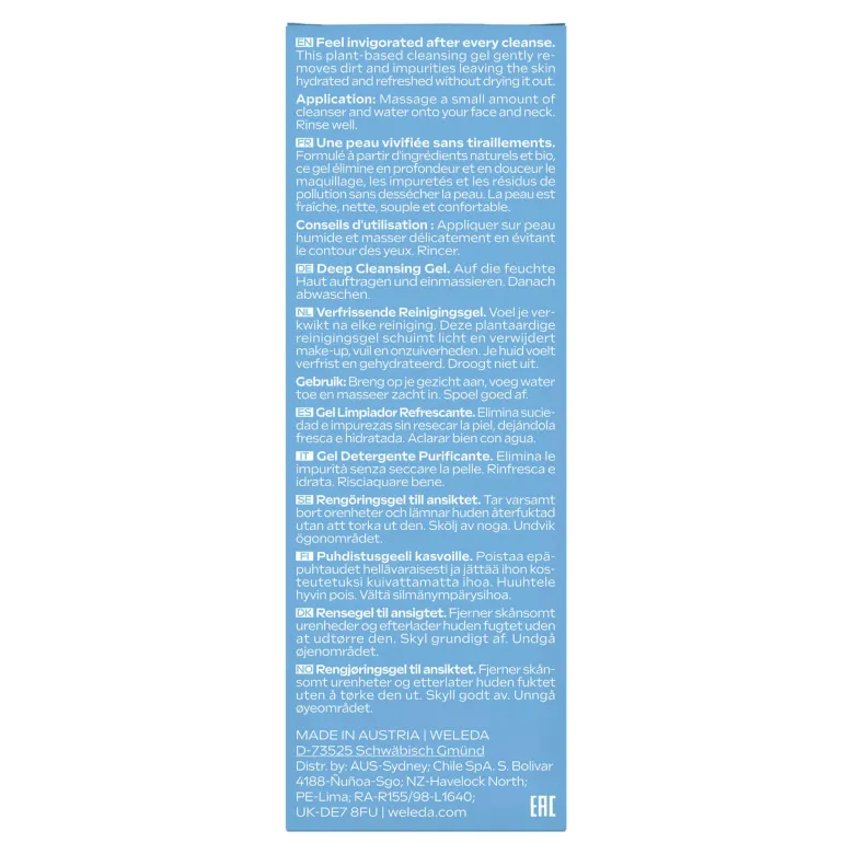 Weleda Deep Cleansing Gel, 150 ml