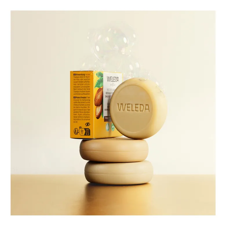 Weleda Festes Shampoo Reparatur & Pflege, 50 g