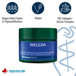 Weleda Festigende Nachtpflege Blauer Enzian & Edelweiß, 40 ml