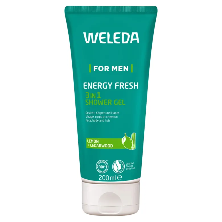 Weleda For Men Energy Fresh 3in1 Duschgel, 200 ml