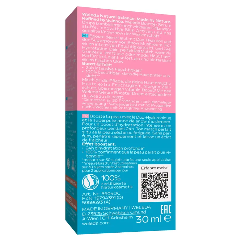 Weleda Hyaluronic Moisture Serum Drops, 30 ml