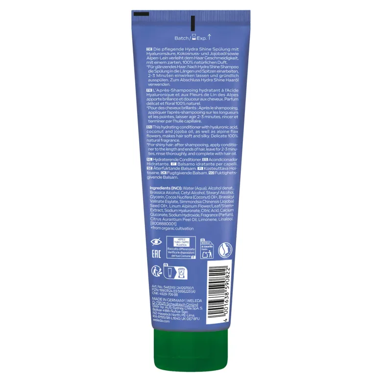 Weleda Hydra Shine Pflege Spülung, 150 ml