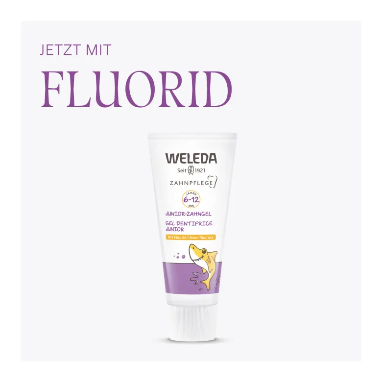 Weleda Junior-Zahngel mit Fluorid, 50 ml