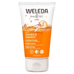 Weleda Kids 2in1 Shower & Shampoo Fruchtige Orange, 150 ml