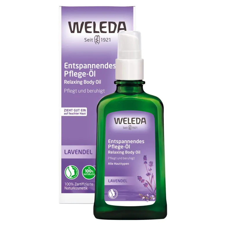 Weleda Lavendel Entspannendes Pflege-Öl, 100 ml