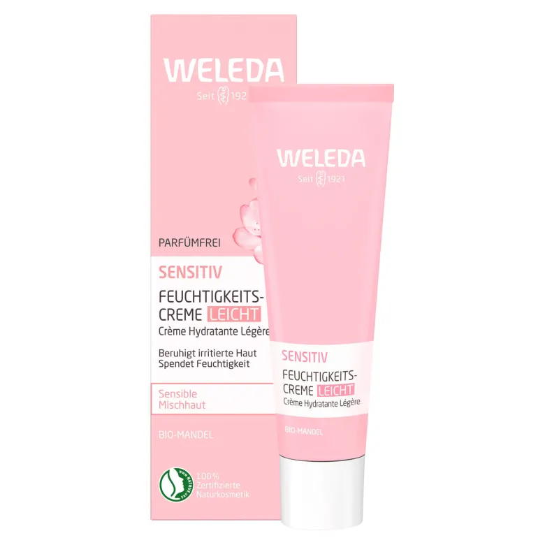 Weleda Mandel Sensitiv Leichte Feuchtigkeitscreme, 30 ml