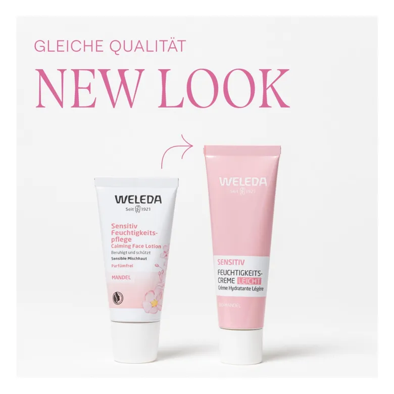 Weleda Mandel Sensitiv Leichte Feuchtigkeitscreme, 30 ml