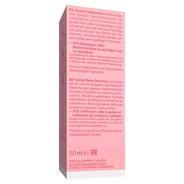 Weleda Sensitiv Handcreme, 50 ml