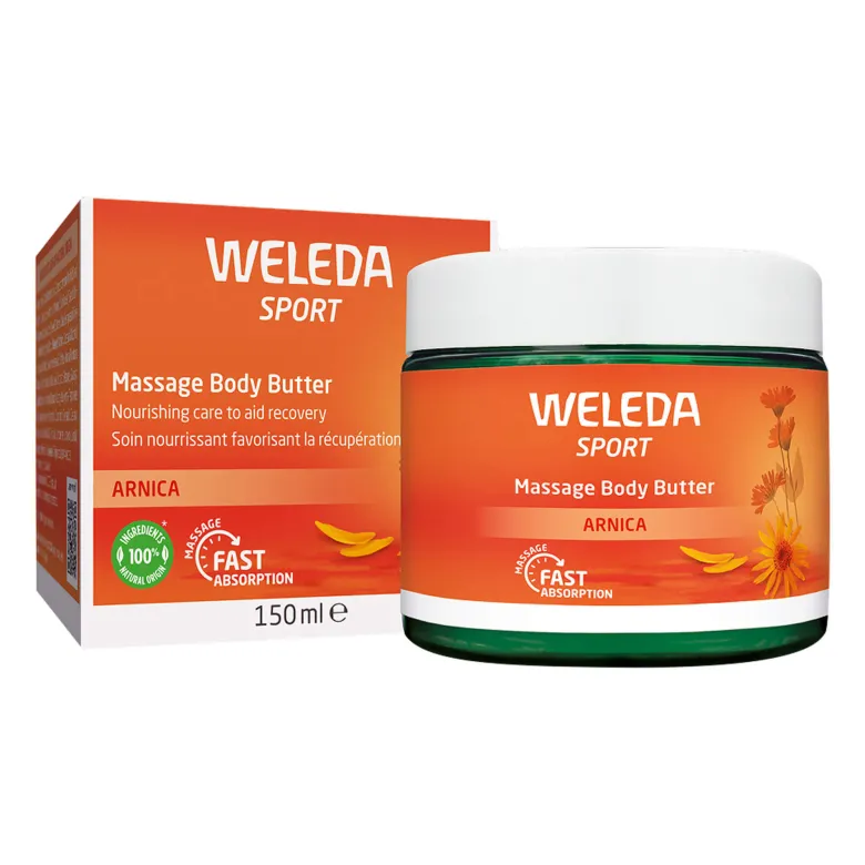 Weleda Sport Massage Body Butter Arnika, 150 ml