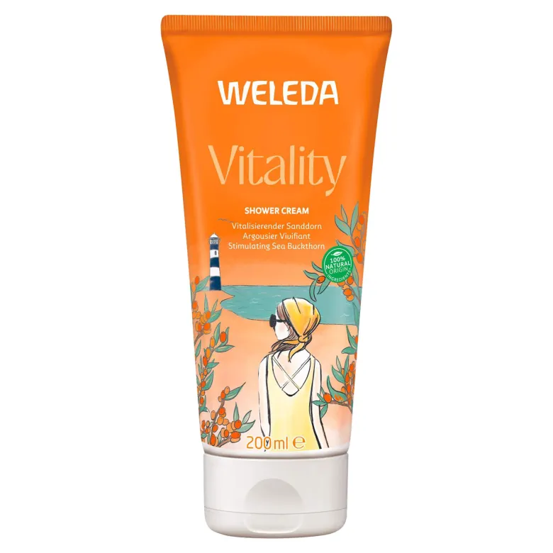 Weleda Vitality Shower Cream Sanddorn, 200 ml