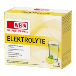 WEPA Elektrolyte Pulver Zitrone, 20X5.6 g