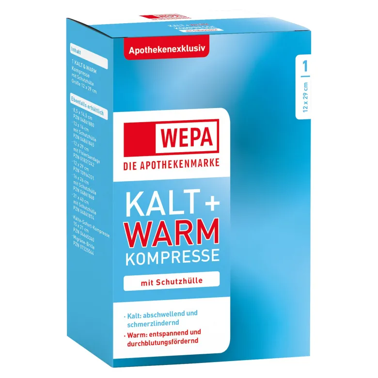 WEPA Kalt-Warm Kompresse 12x29 cm, 1 St