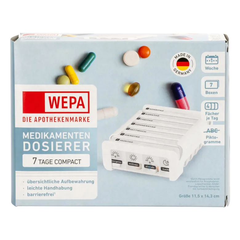 WEPA 7 Tage Compact Wochenmagazin weiß, 1 St