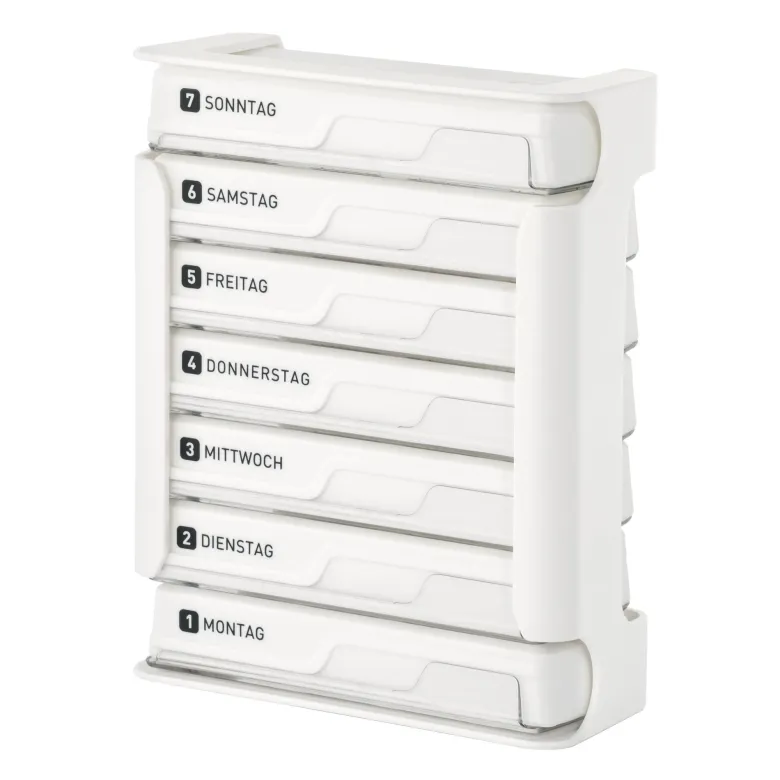 WEPA 7 Tage Compact Wochenmagazin weiß, 1 St