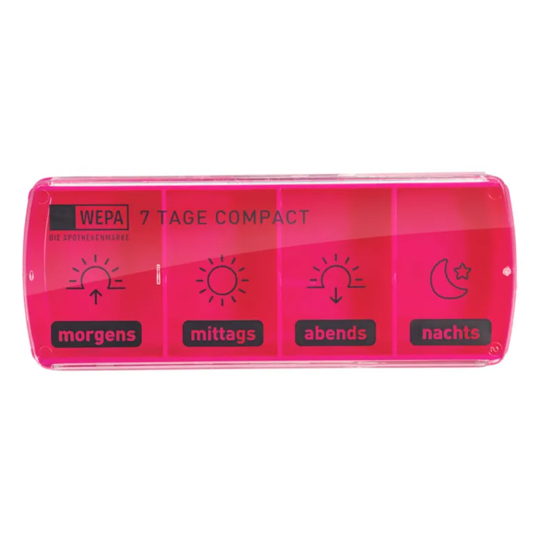 WEPA 7 Tage Compact Wochenmagazin weiß/pink, 1 St