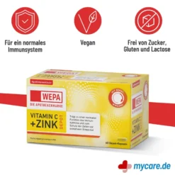 WEPA Vitamin C+Zink Kapseln, 60 St