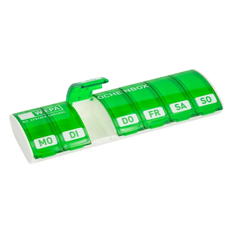 WEPA 1x7 Wochenbox grün mit UV-Schutz+, 1 St