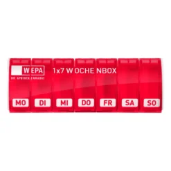 WEPA 1x7 Wochenbox pink mit UV-Schutz+, 1 St