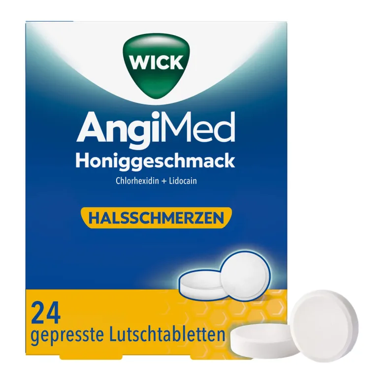 Wick AngiMed Honiggeschmack Lutschtabletten, 24 St