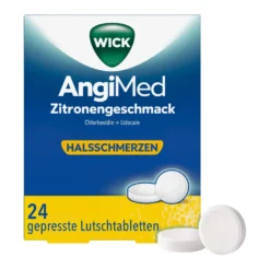 Wick AngiMed Zitronengeschmack Lutschtabletten, 24 St