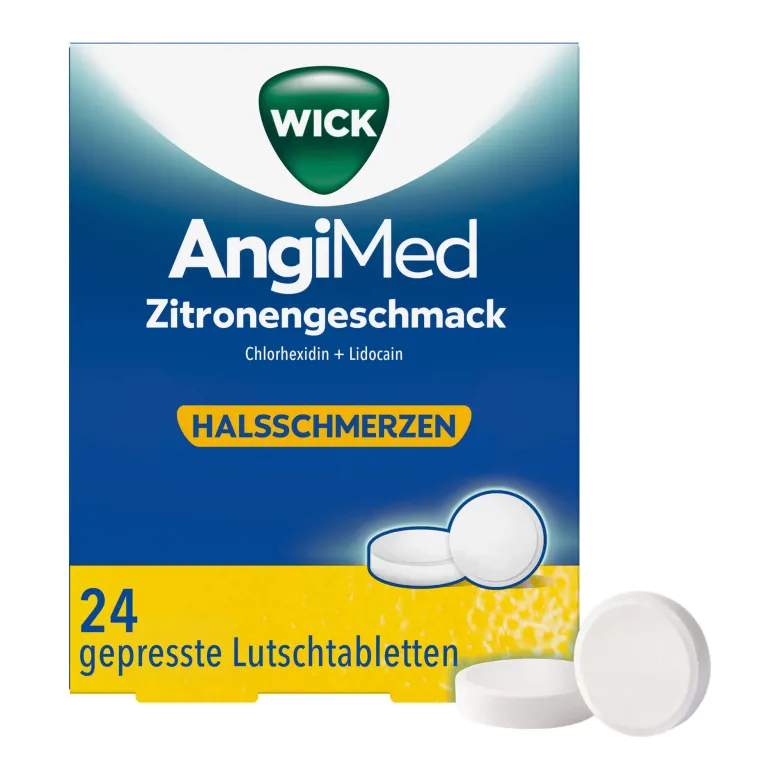 Wick AngiMed Zitronengeschmack Lutschtabletten, 24 St