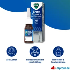 Wick Erste Abwehr Nasenspray Sprühflasche, 15 ml