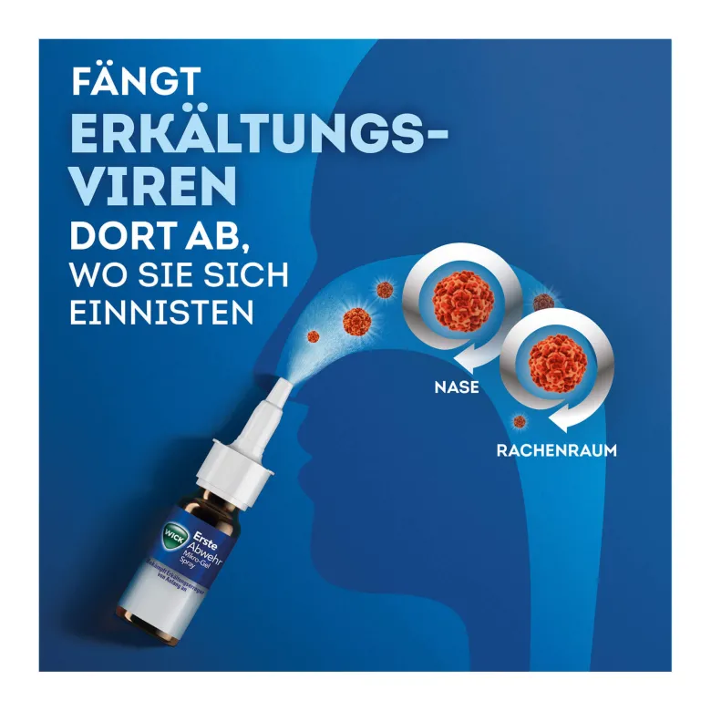 Wick Erste Abwehr Nasenspray Sprühflasche, 15 ml