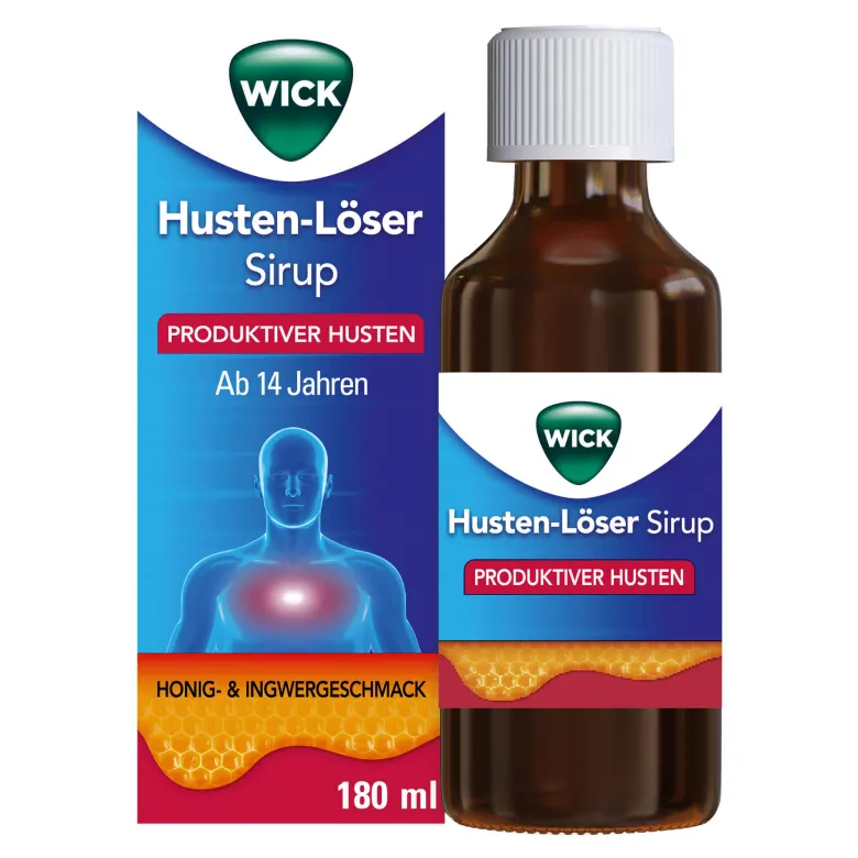 Wick Husten-Löser Sirup mit Honigaroma 200 mg/15 ml, 180 ml