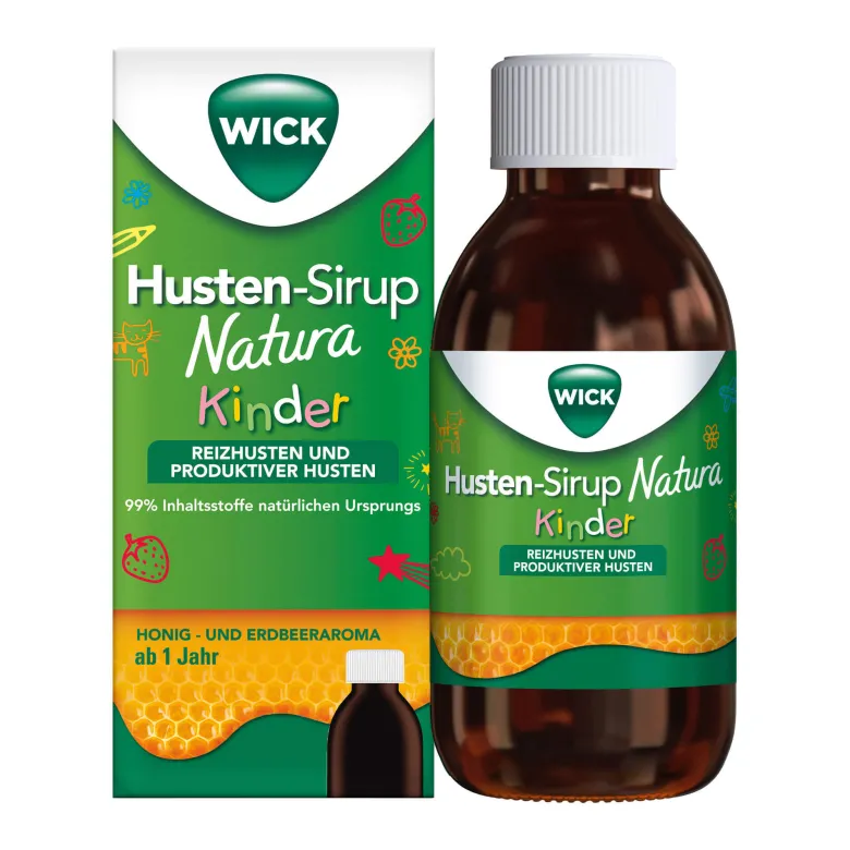 Wick Husten-Sirup Natura für Kinder, 140 ml