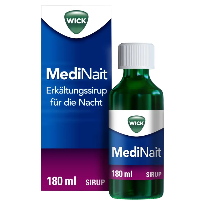 Wick MediNait Erkältungssirup, 180 ml