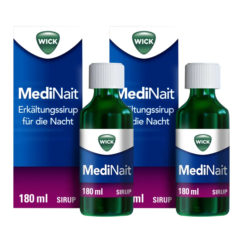 Wick MediNait Erkältungssirup, 2x180 ml