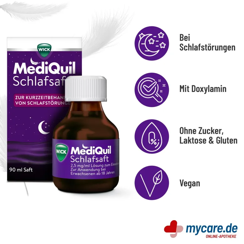 Wick MediQuil Schlafsaft, 90 ml