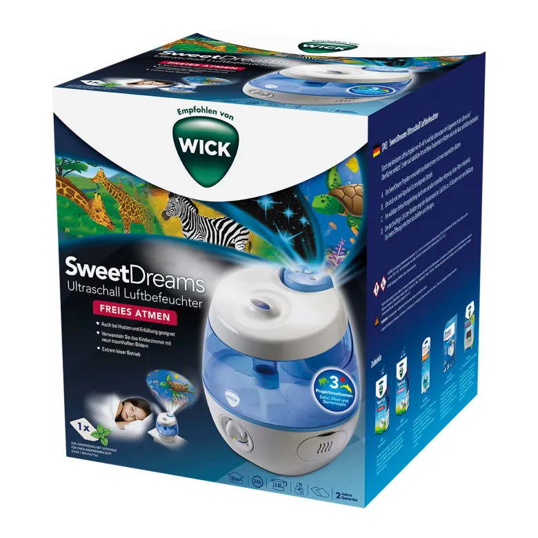 WICK SweetDreams 2in1 Ultraschall Luftbefeuchter, 1 St