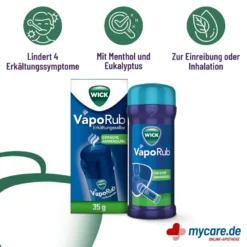 Wick Vaporub Erkältungssalbe im Applikator, 35 g
