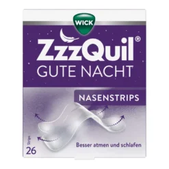 Wick ZzzQuil Gute Nacht Nasenstrips, 26 St