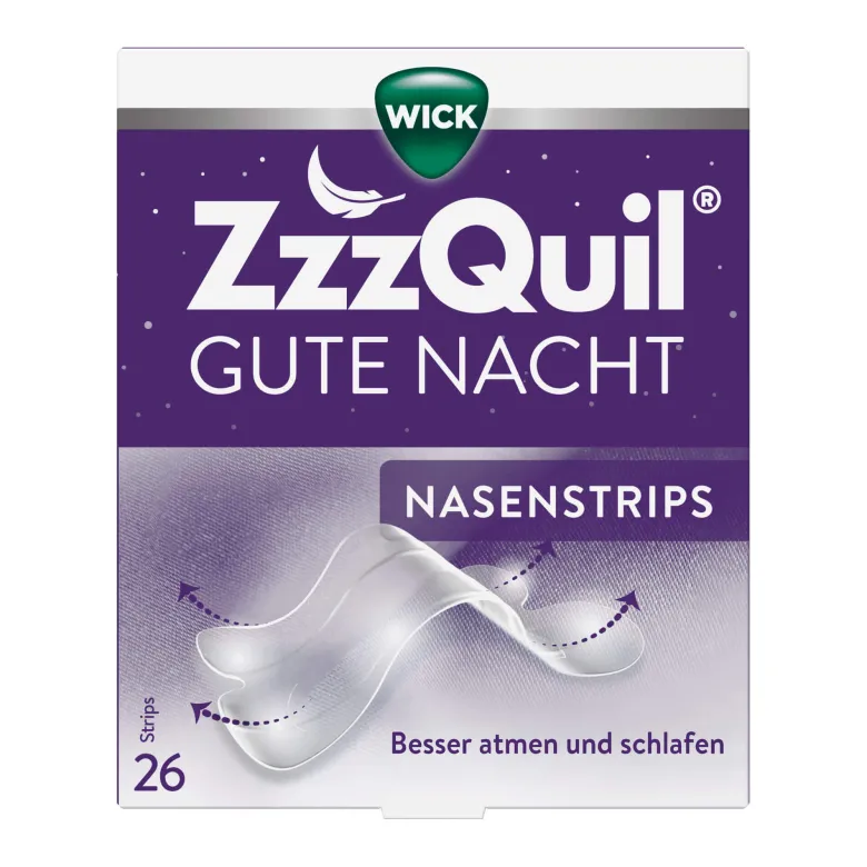 Wick ZzzQuil Gute Nacht Nasenstrips, 26 St