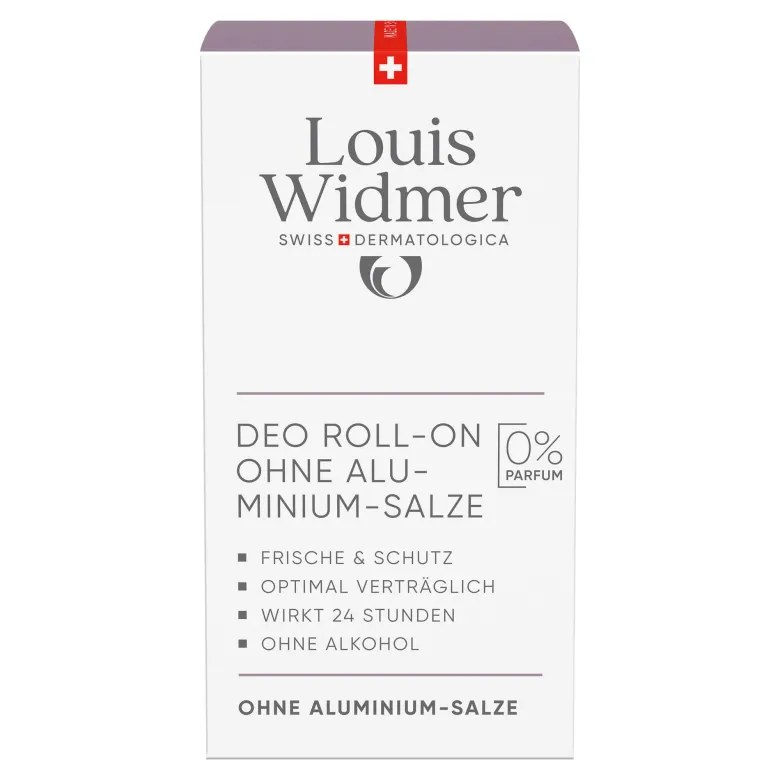 Widmer Deo Roll-on ohne Aluminium unparfümiert, 50 ml