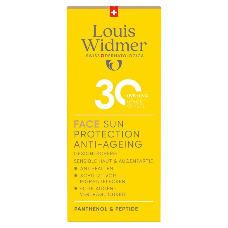 Widmer Face Sun Protection Anti-Ageing 30 leicht parfümiert, 50 ml