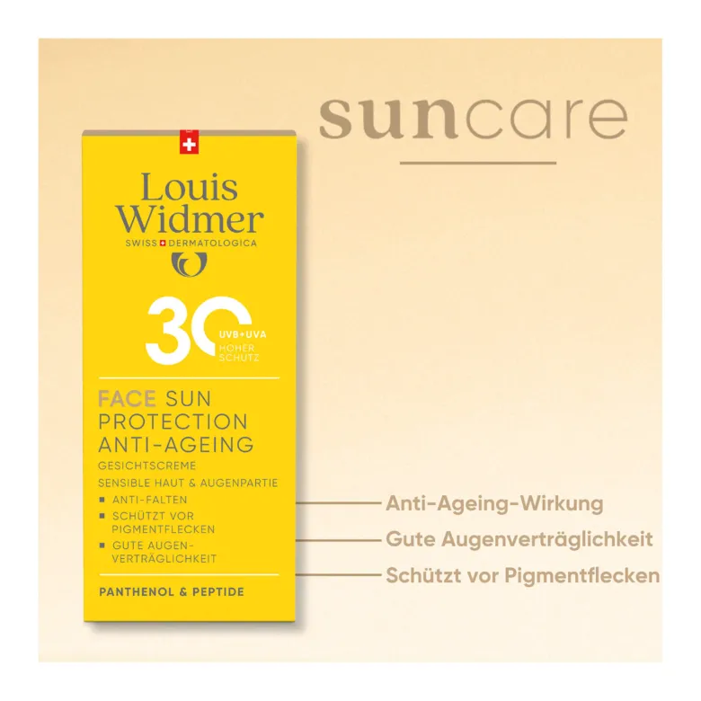 Widmer Face Sun Protection Anti-Ageing 30 leicht parfümiert, 50 ml